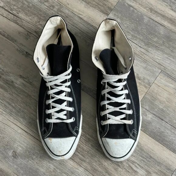 Vintage Made In USA Converse All Star Chuck Taylor High Sneakers Size 11.5 - Picture 2 of 7